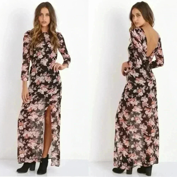 NWT For Love & Lemons Autumn Maxi Dress Size Small - Picture 12 of 13